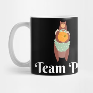 Team Pie Pumpkin Pie Thanksgiving Halloween Mug